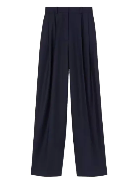 Loro Piana pleated trousers Blue FAP7790W0XG
