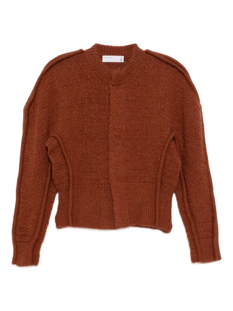 Toga wool cardigan Brown TA252XO004