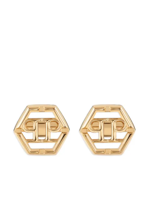 Philipp Plein Hexagon-PP Cufflinks Gold PJ9AA11CU
