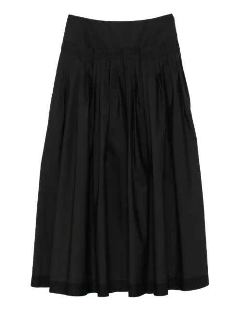 Lanvin pleated basque midi skirt Black RWST00026166H25