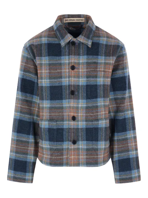 Meta Campania Collective check wool jacket Blue PAJ002PWOTT001123