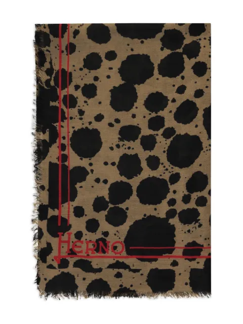 Herno fringed scarf Neutrals SCP00008D33407P