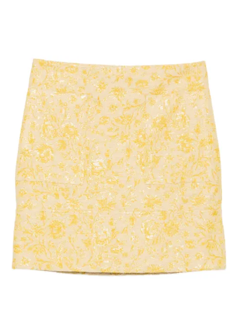 BLAKLACE floral skirt Neutrals BLKC0042