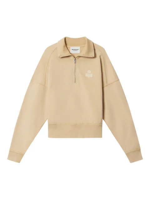 MARANT ÉTOILE Ross zip sweatshirt Neutrals SW0093FAD1M04E