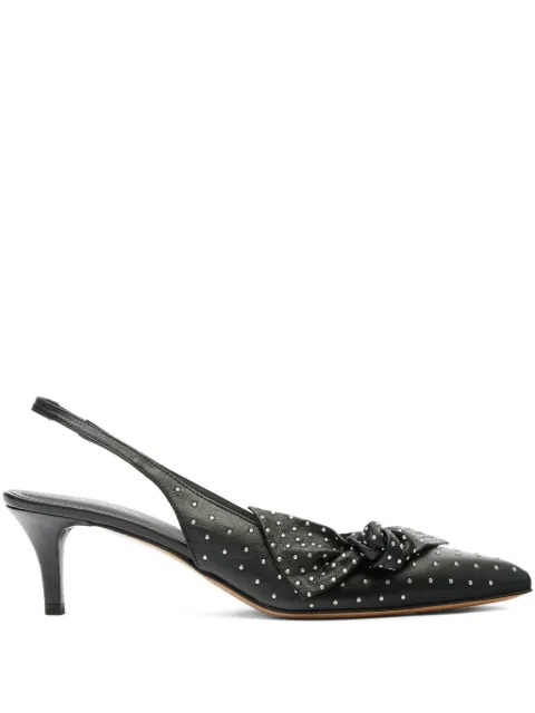ISABEL MARANT Palmo leather pumps Black ES0076FAD1A04S
