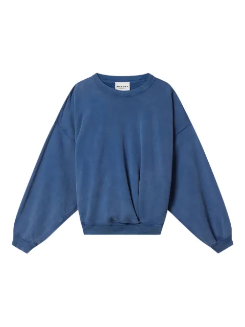 MARANT ÉTOILE Sauria embroidered sweatshirt Blue SW0149FAD1M01E