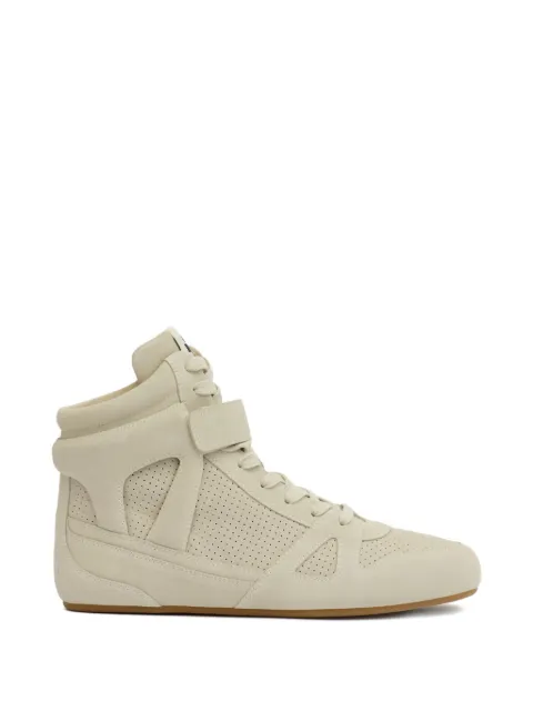 MARANT Sennyh high-top leather sneakers Neutrals BK0096HAD1E02N