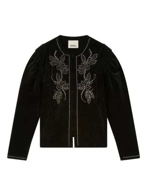 ISABEL MARANT Pietra embellished jacket Black VE0648FAD1J05I