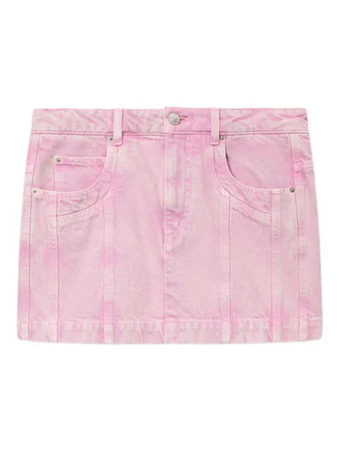 MARANT ÉTOILE Juana pocket mini skirt Pink JU0448FAD1H02E