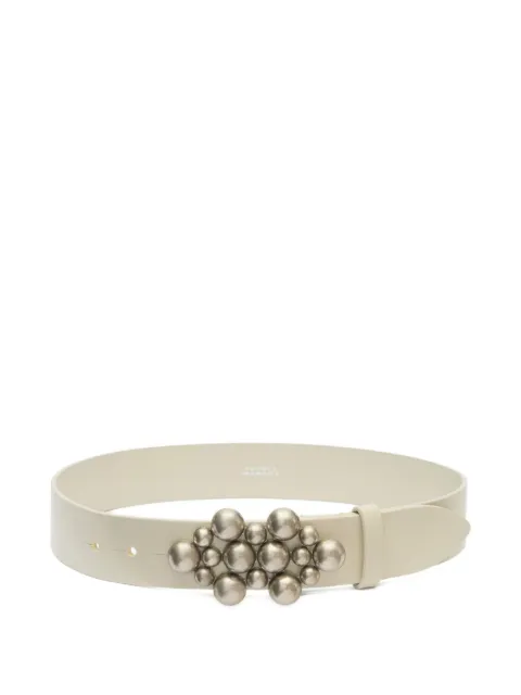ISABEL MARANT Vickia leather belt Neutrals CE416BFAD1A04A