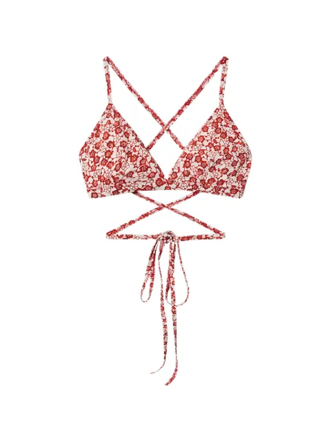 ISABEL MARANT Solange bikini top Red SG0003FCD1P01I