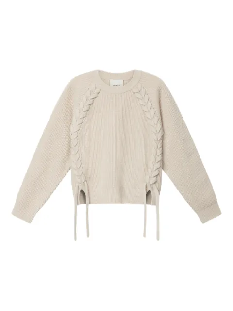 ISABEL MARANT Tulliam sweater Neutrals PU0848FAB1L07I
