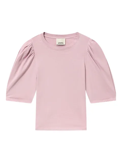 ISABEL MARANT Maeliss organic cotton T-shirt Pink TS0311FAA1N41I