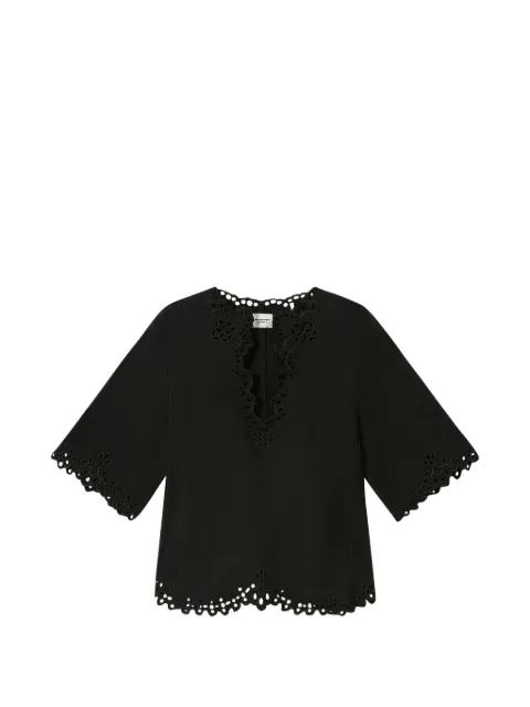 MARANT ÉTOILE Shana blouse Black T0586FBD1J04E