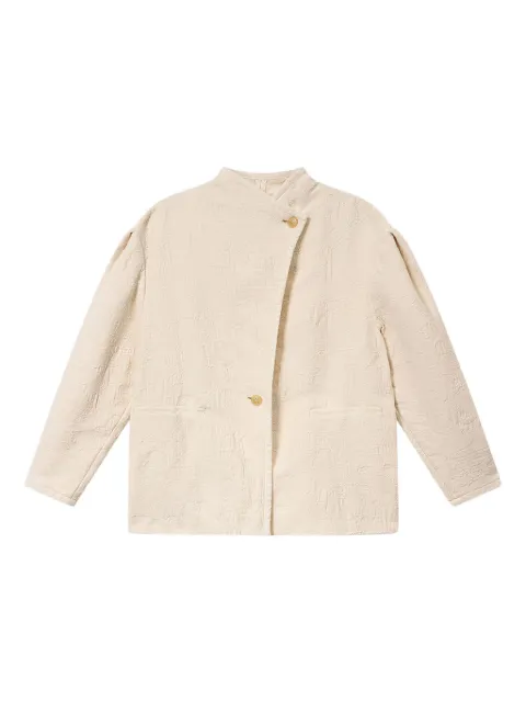 MARANT ÉTOILE Uadie button-fastening jacket Neutrals MA0525FAD1D03E