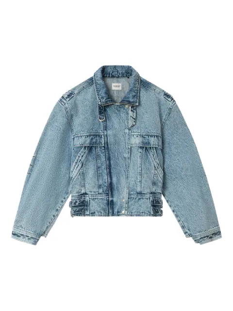MARANT ÉTOILE Joseline zipped jacket Blue VE0609FAD1H02E