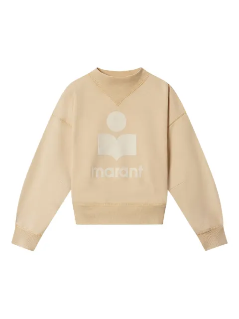 MARANT ÉTOILE Moby logo sweatshirt Neutrals SW0003FAD1M04E