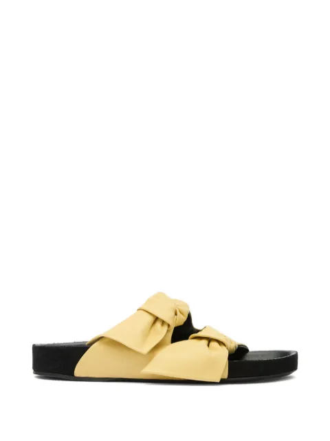 ISABEL MARANT Lennyo bow-embellished sandals Yellow SD0277FAD1B06S
