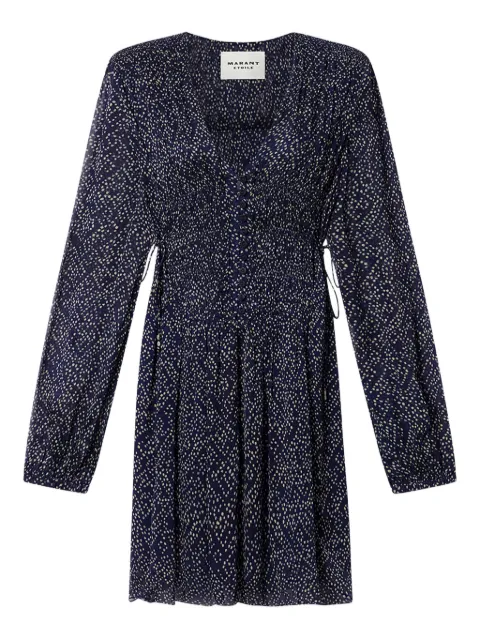 MARANT ÉTOILE Loriena mini dress Blue RO0969FAD1J08E