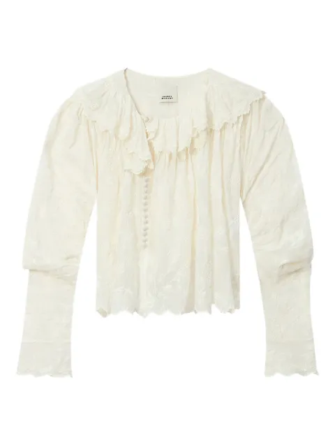 ISABEL MARANT Zelly top Neutrals HT0808FAD1J03I