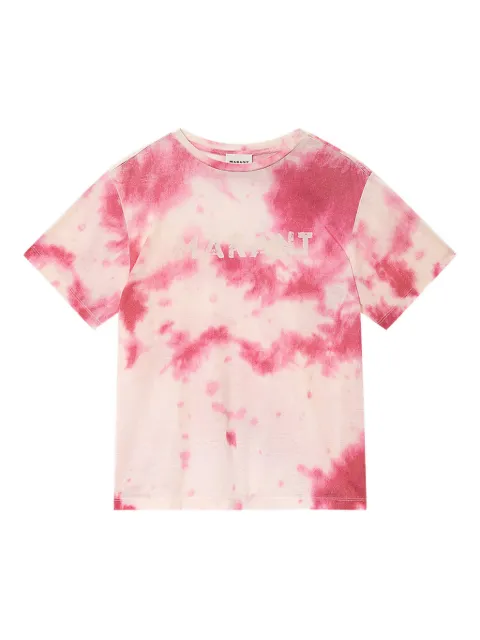 MARANT ÉTOILE ZEWEL tie-dye T-shirt Pink TS0001FFD1N09E