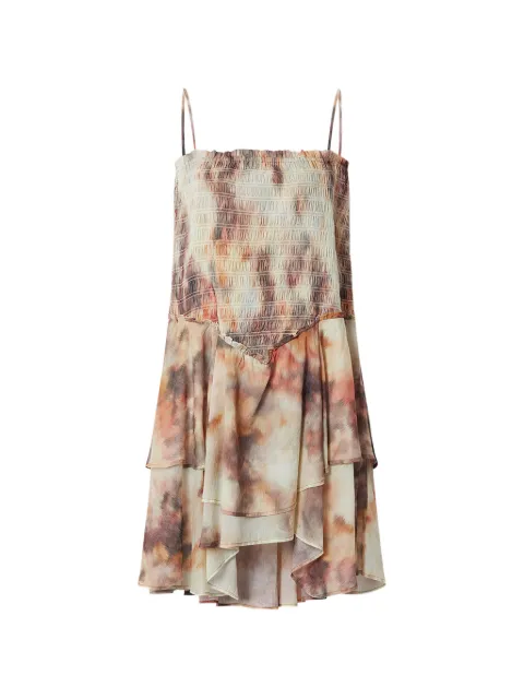 MARANT ÉTOILE Anka mini dress Neutrals RO0246FAD1J13E