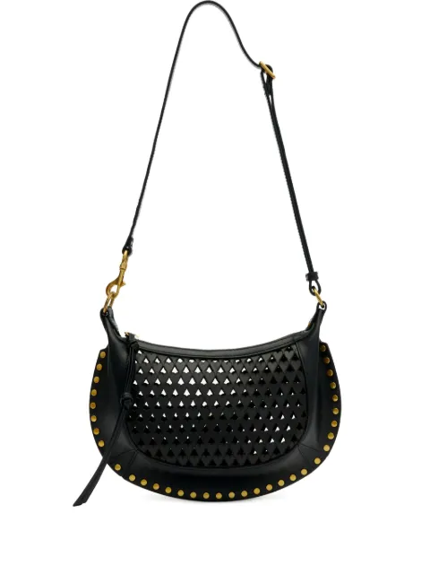ISABEL MARANT Oskan Moon leather shoulder bag Black PP0003FED1C21M