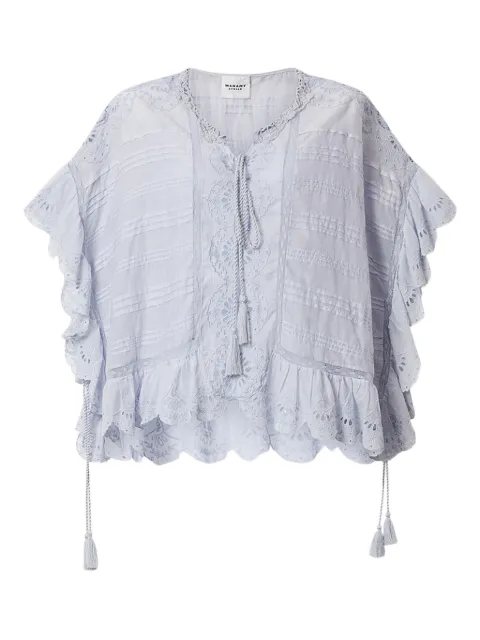 MARANT ÉTOILE Payton blouse Blue HT0768FAD1J05E