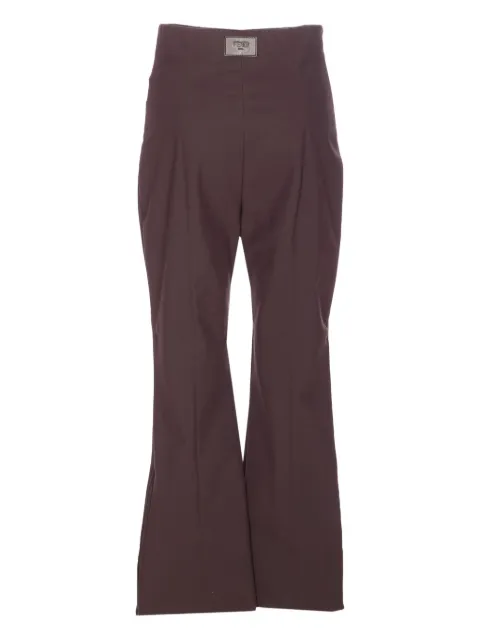 FENDI high-waisted ski trousers Brown FAB402AT97
