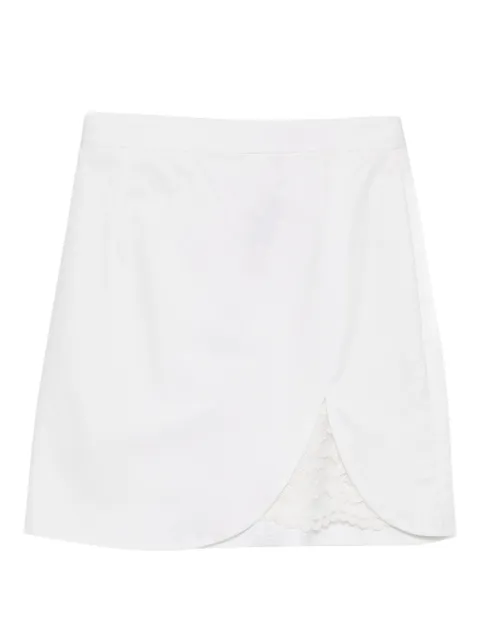BLAKLACE lace-detail mini skirt White BLKC0018