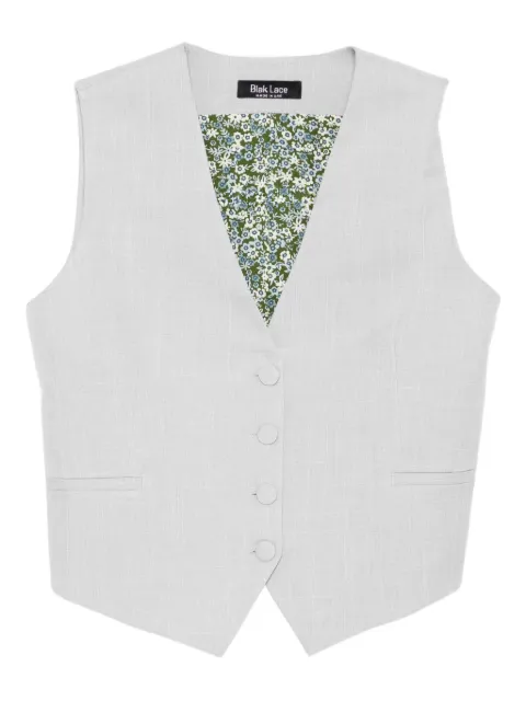 BLAKLACE V-neck vest Grey BLKC0027