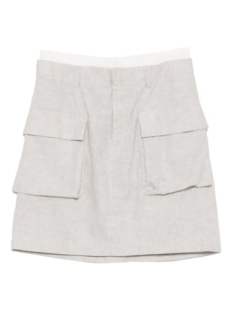 BLAKLACE pocket skirt Grey BLKC0008