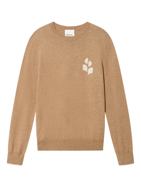 MARANT Antea logo-detail pullover Brown PU0874HAD1L08H