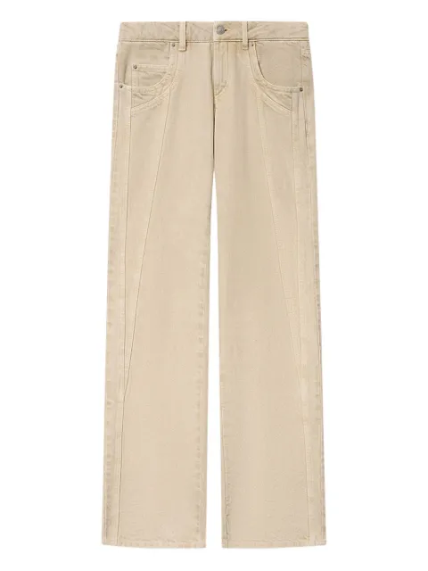 MARANT ÉTOILE Jaylis five-pockets jeans Neutrals PA0671FAD1H02E