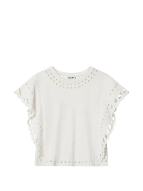 MARANT ÉTOILE Odyle T-shirt Neutrals TS0298FAD1N08E