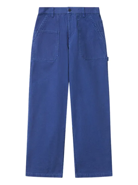 MARANT Albo patch-pocket trousers Blue PA0678HAD1E01H