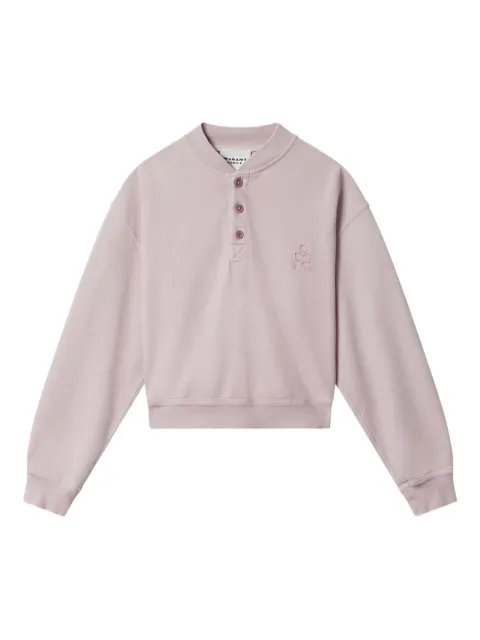 MARANT ÉTOILE Simony embroidered sweatshirt Pink SW0185FAD1M06E