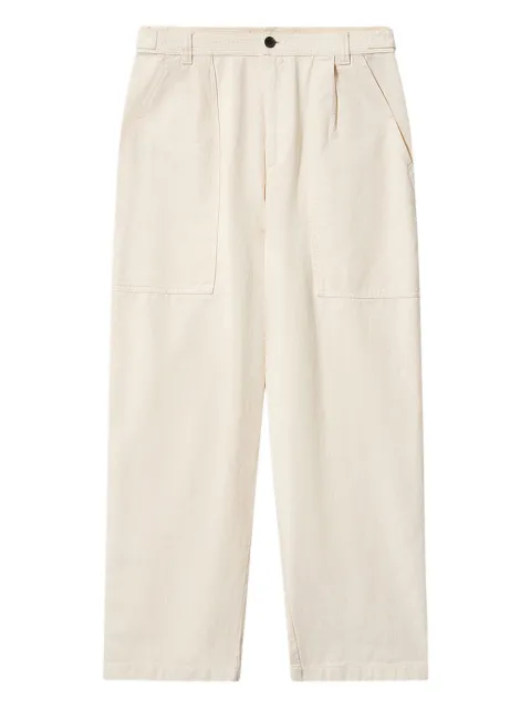 MARANT Ilyan cotton trousers Neutrals PA0677HAD1G02H