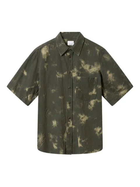 MARANT Tabilio chest-pocket shirt Green CH0315HAD1H01H