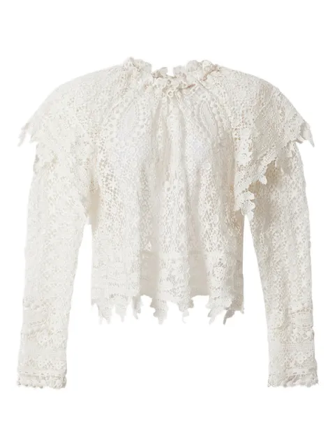ISABEL MARANT Hyliana top White HT0807FAD1J02I