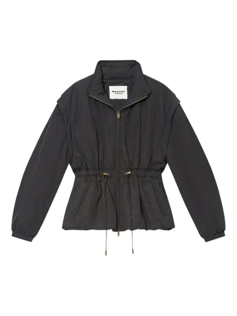 MARANT ÉTOILE Dastyni drawstring jacket Black MA0007FBC3G01E