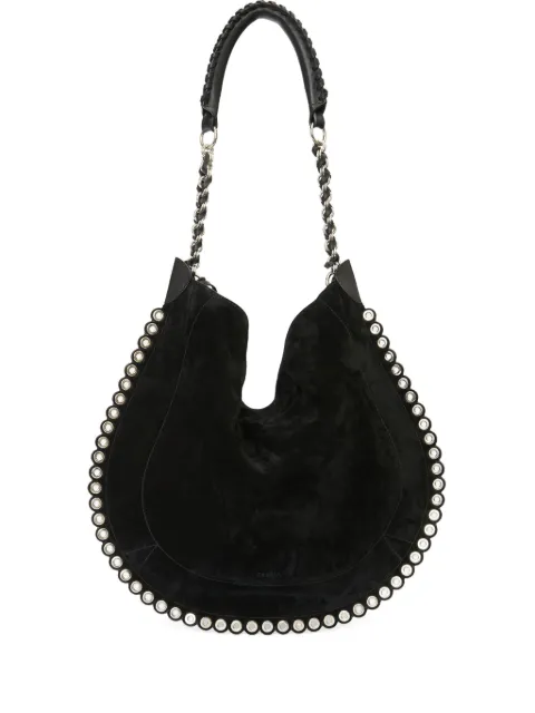 ISABEL MARANT Oskan soft shoulder bag Black PP0200FDD1C10M