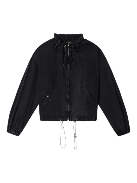 MARANT ÉTOILE Plume cotton jacket Black VE0372FDD1H04E