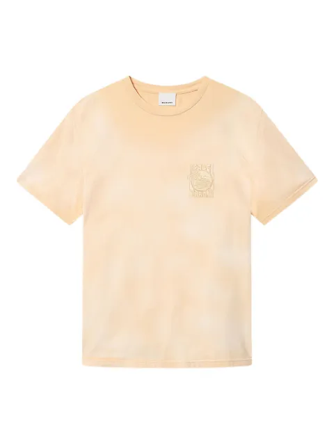 MARANT Honore logo-embroidered T-shirt Neutrals TS0052HCD1N05H