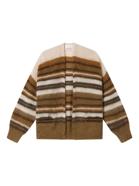 MARANT Danah striped cardigan Brown CA0014HAD1L04H