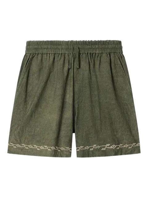 MARANT Zilan embroidery shorts Green SH0237HBD1I11H