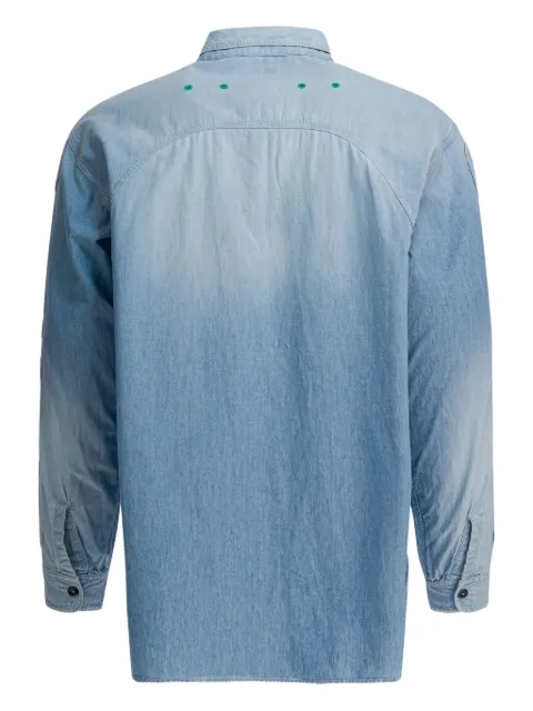 KAPITAL pocket shirt Blue K2504LS140SAX