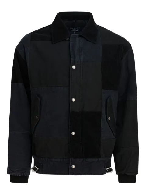 Comme des Garçons Homme corduroy-panels jacket Black HPJ021W251BLACKMIX