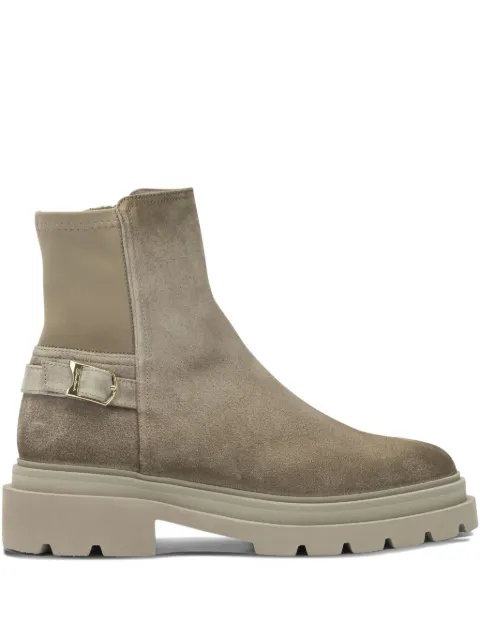 Santoni buckled-strap ankle boots Neutrals WTEI71104GOMTHIO
