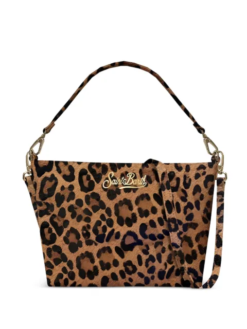 MC2 Saint Barth Aline Shoulder leopard print shoulder bag Brown ALINE00501I